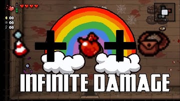 GAIN INFINITE DAMAGE WITH THIS ITEM COMBO | Binding of Isaac: Repentance