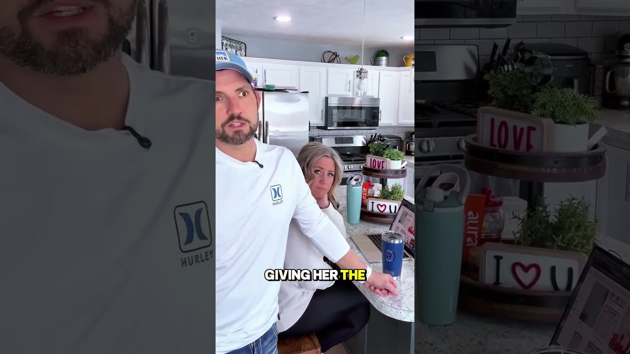 Strung her right along for this one 🤣 #marriedlife #tips # couplegoals #reaction