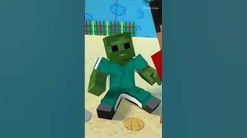 Zombie Dalgona Candy Cracked 🍭 | Minecraft Squid Game Shorts 😂🧟