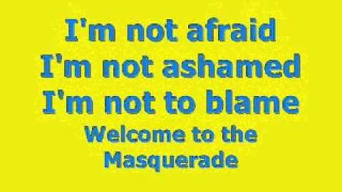 Welcome to the Masquerade by Thousand Foot Krutch LYRICS! :D