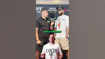 Belal Muhammad Explains BEEF With Sean Strickland Ufc Mma Manchester 
