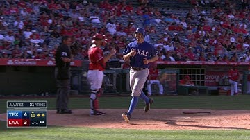 TEX@LAA: Rosales scores on error to pad lead in 11th