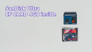 What is SanDisk Ultra CF CARD 4GB inside?