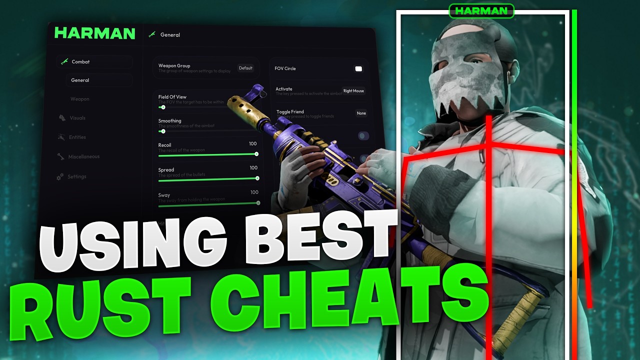 I used RUST CHEATS and Anti-Raided the RAIDERS!