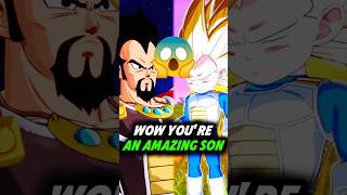 King Vegeta is Amazed by His Son