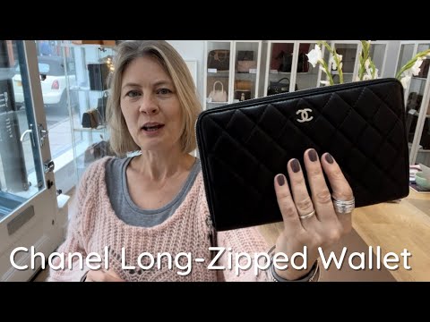 chanel long wallet