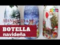 DIY Botella navideña - HogarTv producido por Juan Gonzalo Angel Restrepo