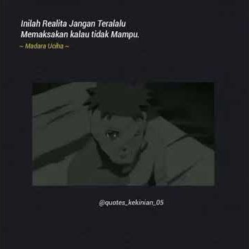 Story wa Naruto 30 detik || kata kata uchiha obito