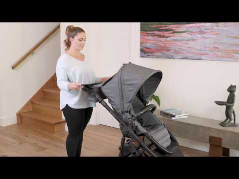 steelcraft agile 4 pram black linen