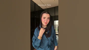 اشيك سوت هتلبسيها ف الصيف بماتيريال والوان خطيره مصر يوميا Hijab اكسبلور شاهد تيك توك ترند 