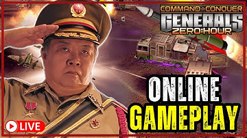 🔴LIVE - KT - Saturday Madness Online Gameplay!  | C&C Generals Zero Hour