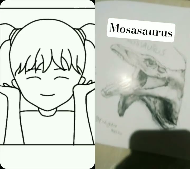 aku mah masih pemula ajarin dong puh sepuh. #mossaurus #babybrontosaurus