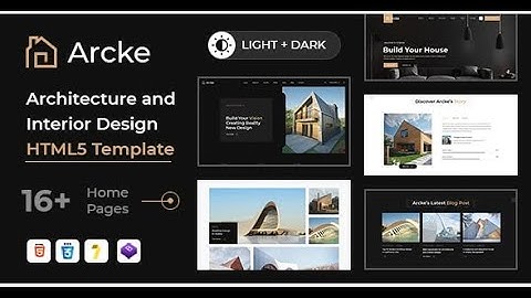 Arcke – Architecture & Interior Design HTML5 Template 2.50 $ Only