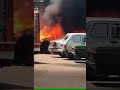 Pogledajte intervenciju vatrogasaca tokom požara na mercedesu u Banjaluci