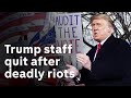 Calls for Trump to be removed from White House after deadly riots at US Capitol