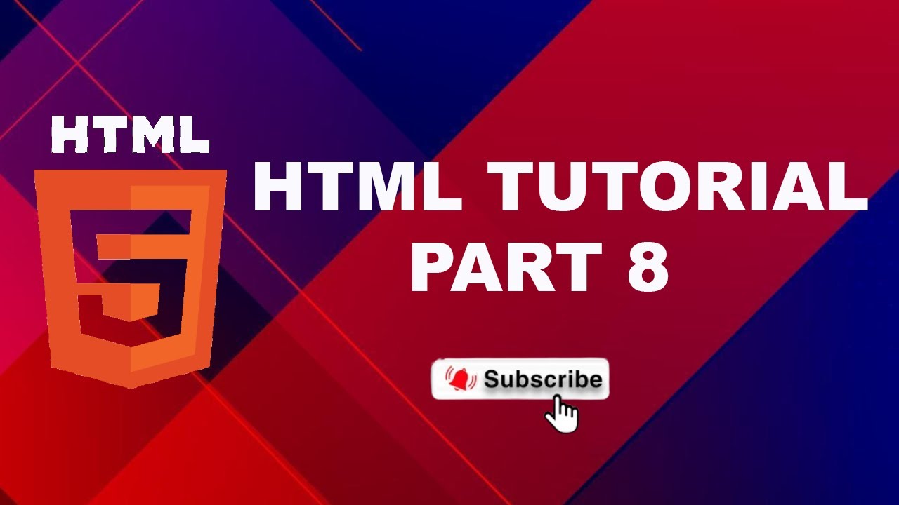 HTML Tutorial Part 8 in Marathi | HTML Forms and Input Elements for ...