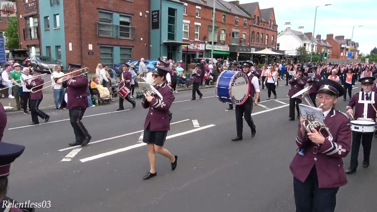 Dungannon Silver Band @ G.O.L.I. NI Centennial Parade ~ 28/05/22 (4K)