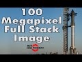 SpaceX Full Stack 100 Megapixels