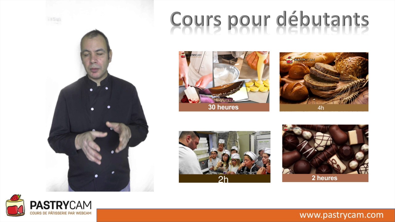 Cours de pâtisserie pour débutants sur Pastrycam YouTube Cours de pâtisserie pour débutants sur Pastrycam YouTube
