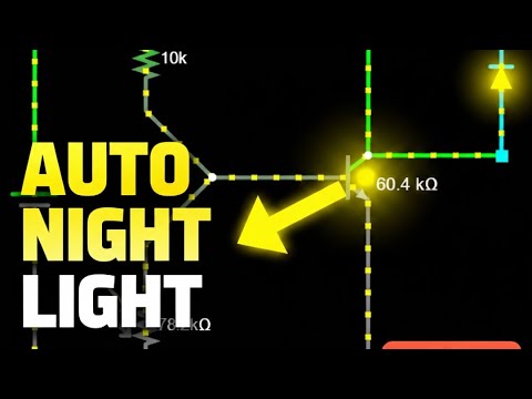 DIY Dark Activated LED Circuit in Falstad Simulator | Build a Night ...