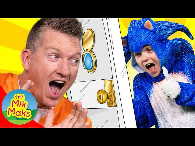 Who's That At The Door? (Game Characters) | Kids Songs & Games | The Mik Maks class=