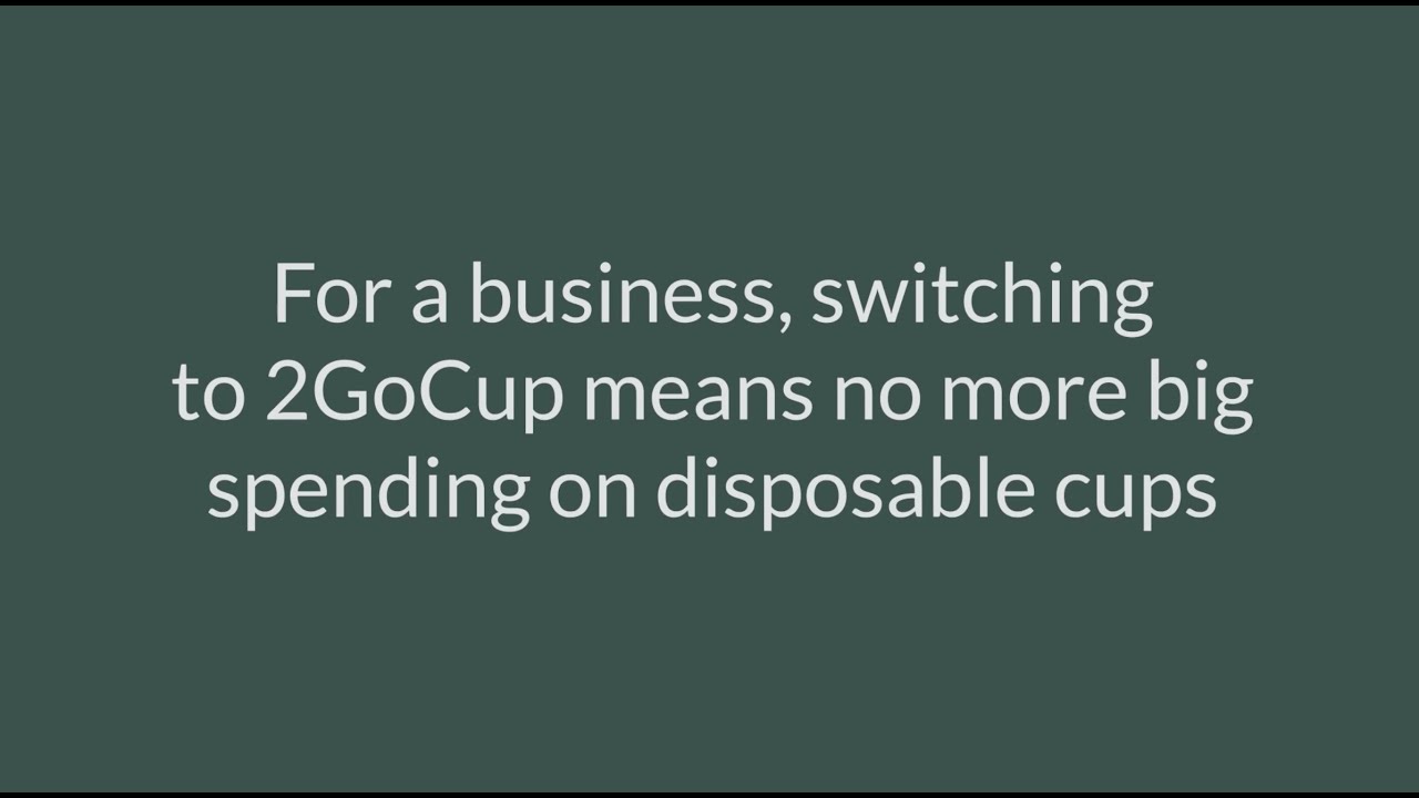 See How 2GoCup Can Save Your Business Money