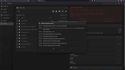 How to update Klipper from WebUI and Console for BTT Manta M8P - Custom 3D Printer
