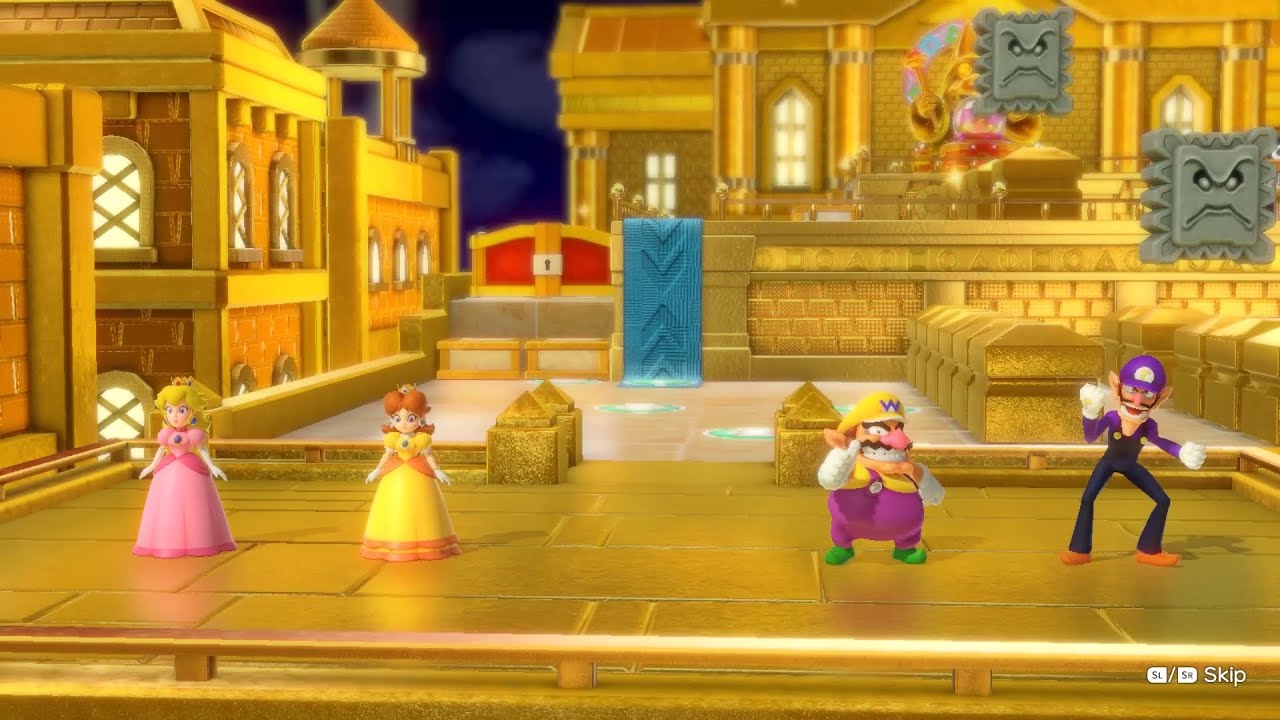 Super Mario Party Partner Party #2000 Tantalizing Tower Toys Peach & Daisy vs Wario & Waluigi