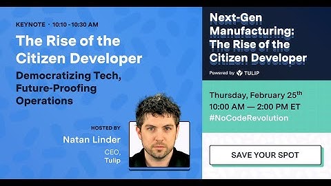 Keynote: The Rise of the Citizen Developer