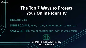 The Top 7 Ways to Protect Your Online Identity