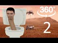 skibidi toilet chasing you on mars in 360 VR