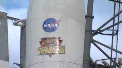 NASA TV Highlights Of Rollout Of Atlas 5 Rocket And MSL To The Launch Pad