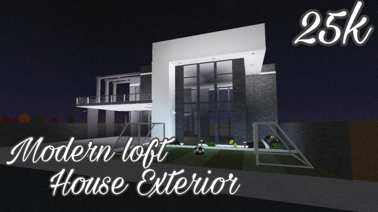 Bloxburg House Exterior 20k - Hd Football