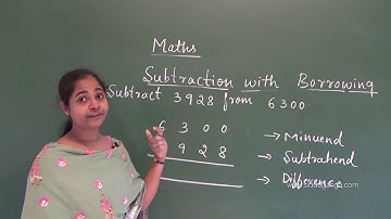 STATE 4 - MATHEMATICS - SUBTRACTION - PART 2