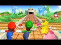 Mario Party 9 MiniGames - Luigi Vs Mario Vs Peach Vs Yoshi (Master Cpu)