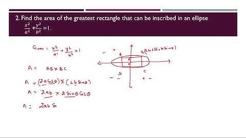 Maxima Minima Word Problems Part 4