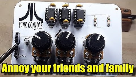 Simple Synth on A PCB - Atari Punk Console