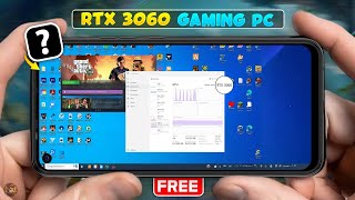 🚀 This App Gives You Free "RTX 3060" Gaming PC On Your Mobile! - Unlimited Time