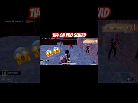 1v4 On Pro Squad In New Event#pubgmobile #venomthelastdance #duckybhai #mrbeast #pubg #squad #shorts