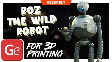 Roz STL files for 3D printing | Assembly by Gambody
