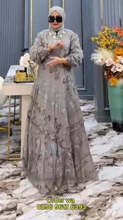 Mode Gamis Pesta Terbaru Cantik Mewah Elegant. #modelgamispestaterbaru