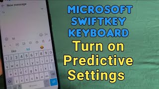 how to turn on predictive text and emoji for Microsoft SwiftKey Keyboard typing settings screenshot 5