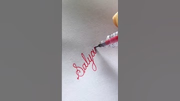 Satyam✍️#handwriting #calligraphy #youtubeshorts #shortsfeed #ytshorts #signature #shorts #viral