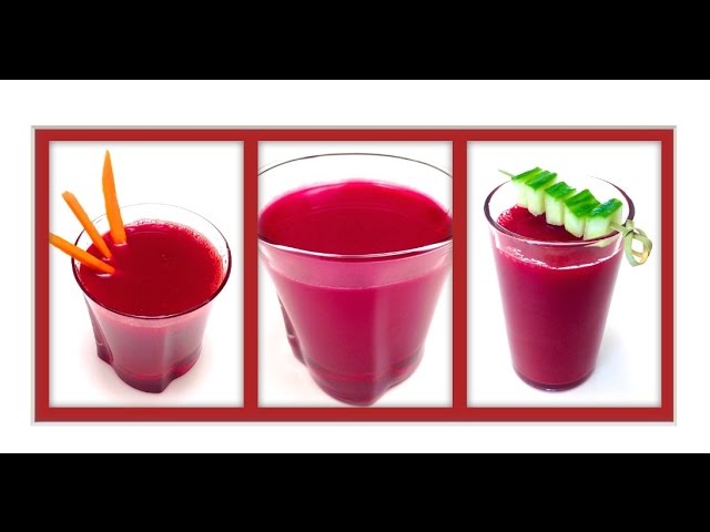 Recette jus détox betterave curcuma raisin - Marie Claire