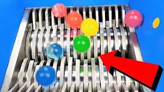 Shredding Bouncy Balls