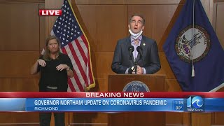Virginia Gov. Northam provides latest COVID-19 updates