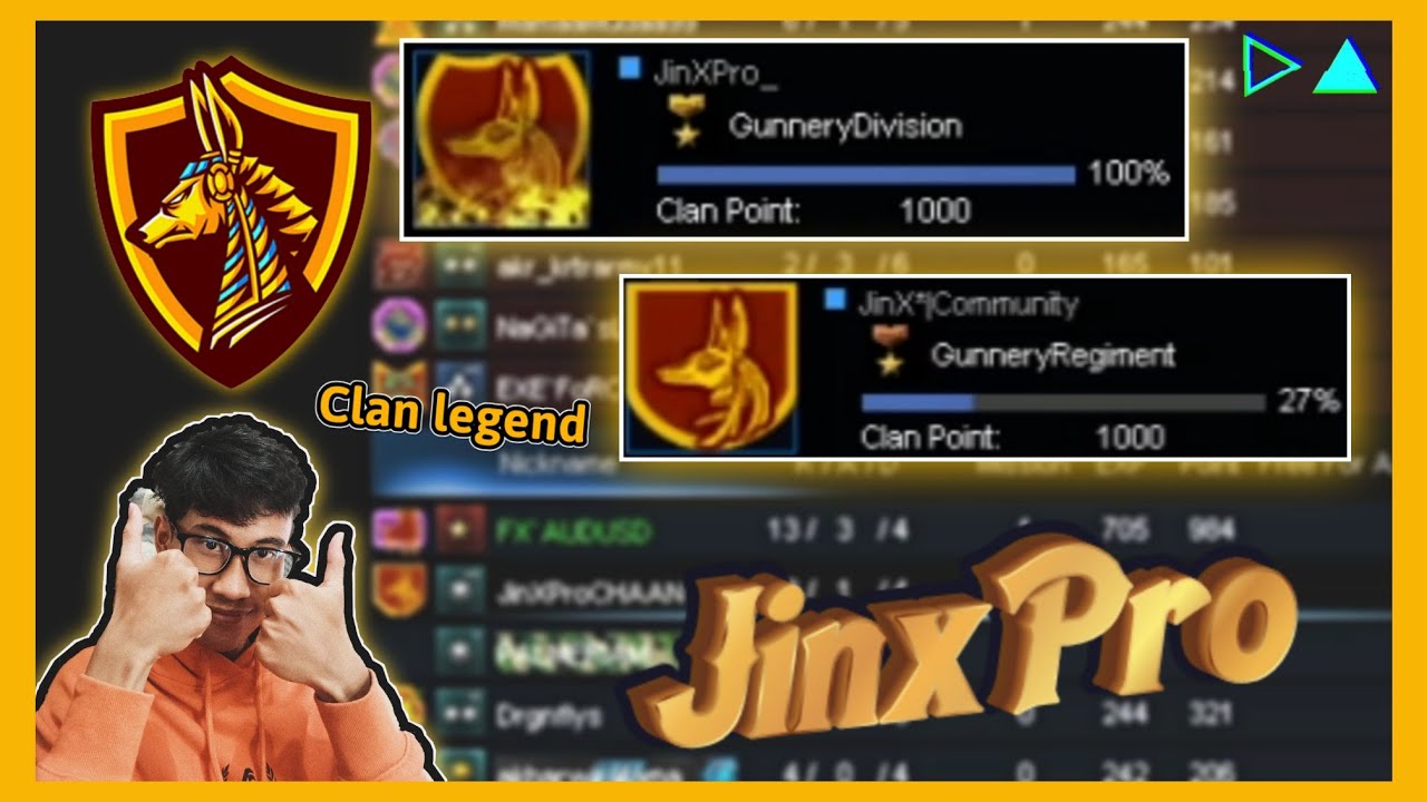 JinXPro ADA DUA?? PENASARAN DENGAN CLAN LEGEND INI, SEKARANG ADA DUA! 