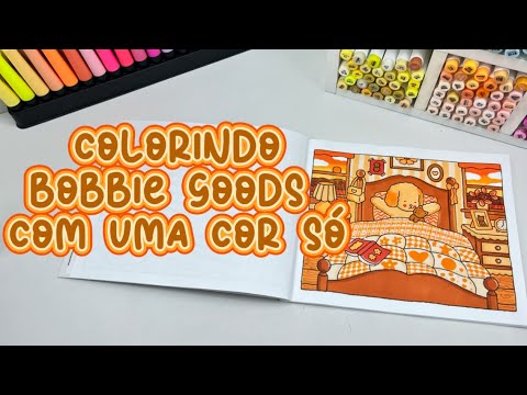 Colorindo bobbie goods pela primeira vez - com uma cor só