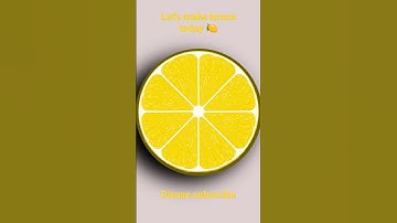 you can draw this 🍋 lemon in Procreate #procreate #art #draw #shorts #short #mannart #subscribe