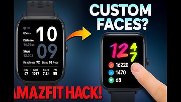 Custom Watch face Amazfit Bip 6 & Active 2 | Android & iOS | All amazfit watches